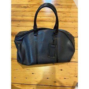 Prada CINGHIALE TRAVE Leather Duffle Weekend Bag. Stylish Tote Travel Bag